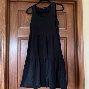 Frye Black Tiered Sleeveless Dress